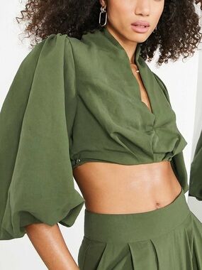 ASOS Full Sleeve Halterneck top
